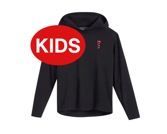 PMGN Black Banner Year Hoodie- Kids