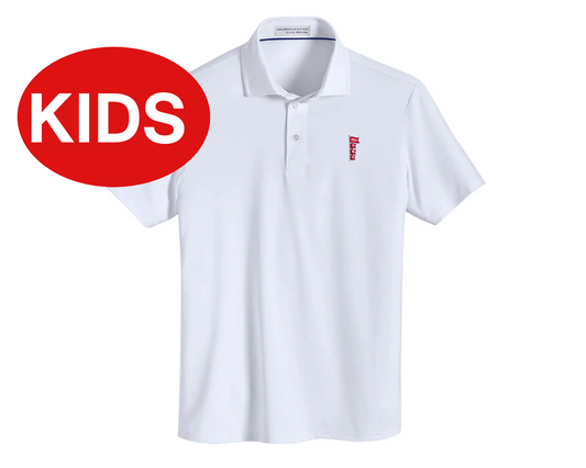 PMGN Banner Year Polo - Kids (White)