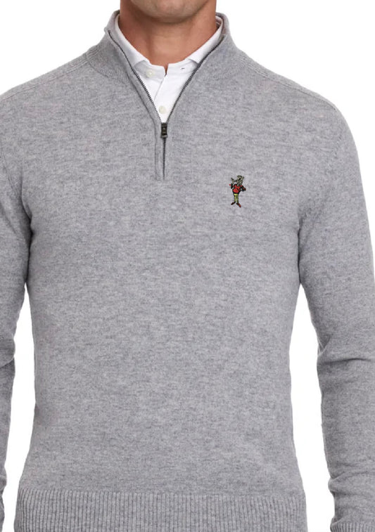 Deserving Poor Cashmere Blend Quarter-Zip