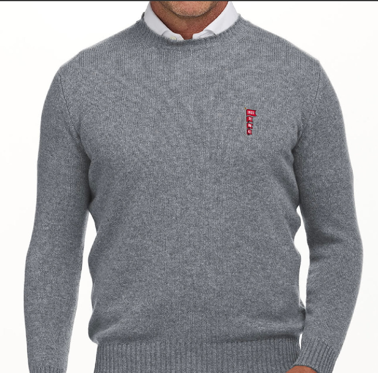 Banner Year Pure Cashmere Crewneck