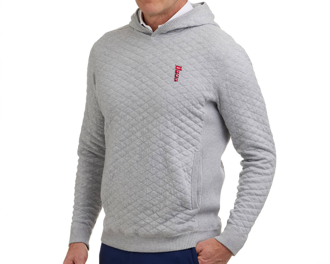 PMGN Banner Year Quilted Hoodie