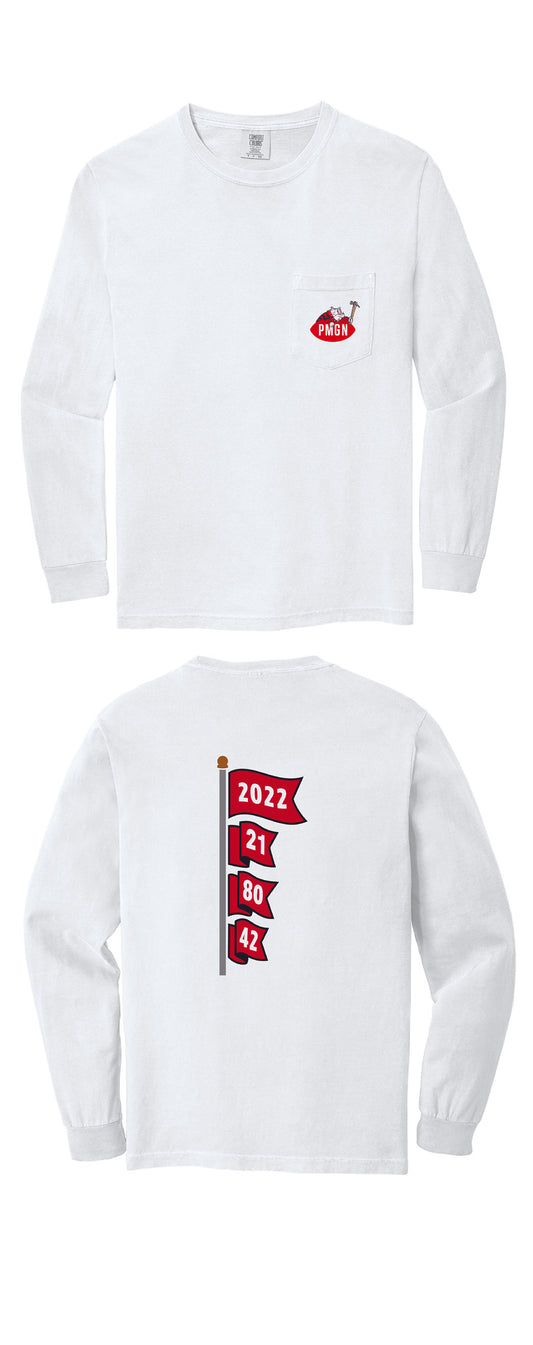 PMGN Banner Year T-Shirt (Long Sleeve, Pocket)